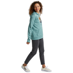 Burton felpa con cappuccio Oak fleece donna