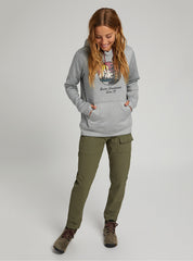 Burton felpa con cappuccio Oak fleece donna