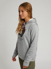 Burton felpa con cappuccio Oak fleece donna