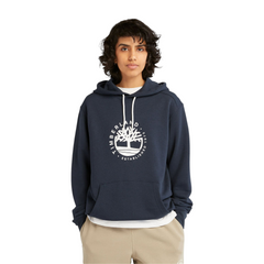 Timberland felpa con cappuccio e logo unisex