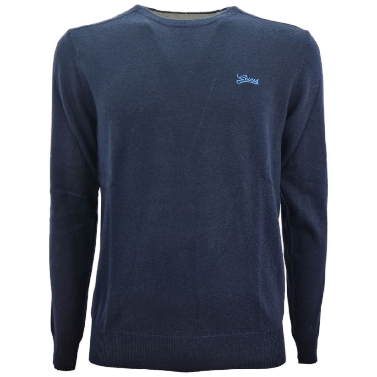 Guess Maglione Girocollo Basic Misto Seta Valentine Uomo