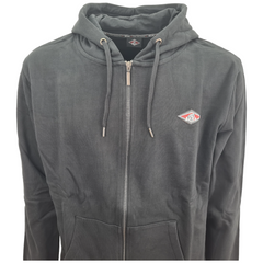 Bear felpa con cappuccio full zip logo piccolo uomo