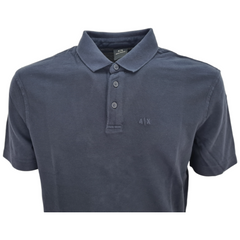 Armani Exchange polo manica corta in piquet uomo