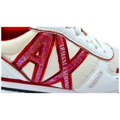 Armani Exchange sneakers logo cangiante donna