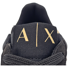 Armani Exchange sneakers logo dorato donna