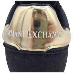 Armani Exchange sneakers logo dorato donna