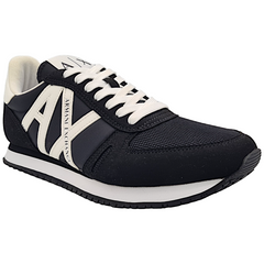 Armani Exchange Sneakers in eco-suede, mesh e nylon uomo