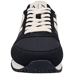 Armani Exchange Sneakers in eco-suede, mesh e nylon uomo