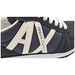 Armani Exchange Sneakers in eco-suede, mesh e nylon uomo