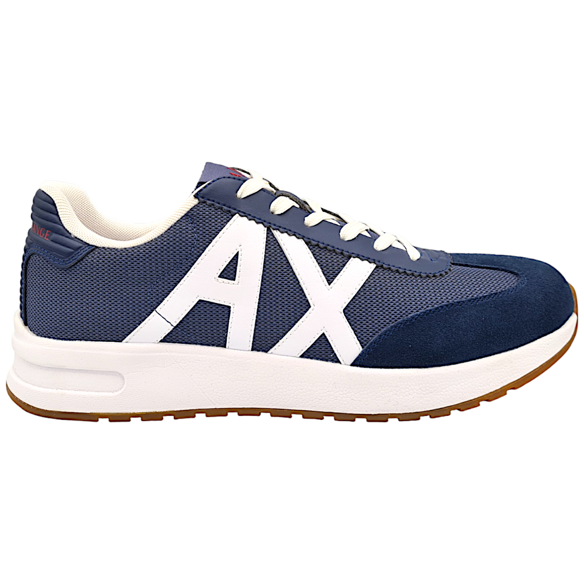 Armani Exchange Sneakers in tessuto tecnico con inserti in suede uomo