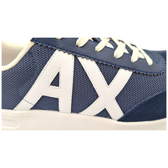 Armani Exchange Sneakers in tessuto tecnico con inserti in suede uomo