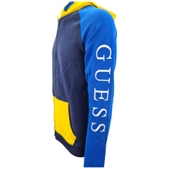 Guess felpa full zip con cappuccio in cotone bambino