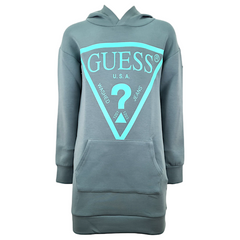 Guess Active Maxifelpa/Vestito con cappuccio in neoprene bambina