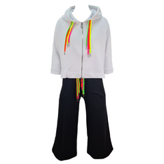 Suns Felpa full zip con cappuccio Pam donna