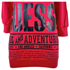 Guess Maxifelpa/Abito con cappuccio bambina