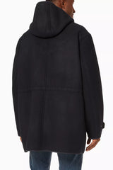 Armani Exchange cappotto caban hooded uomo