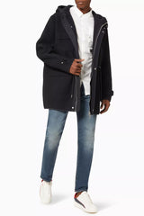 Armani Exchange cappotto caban hooded uomo