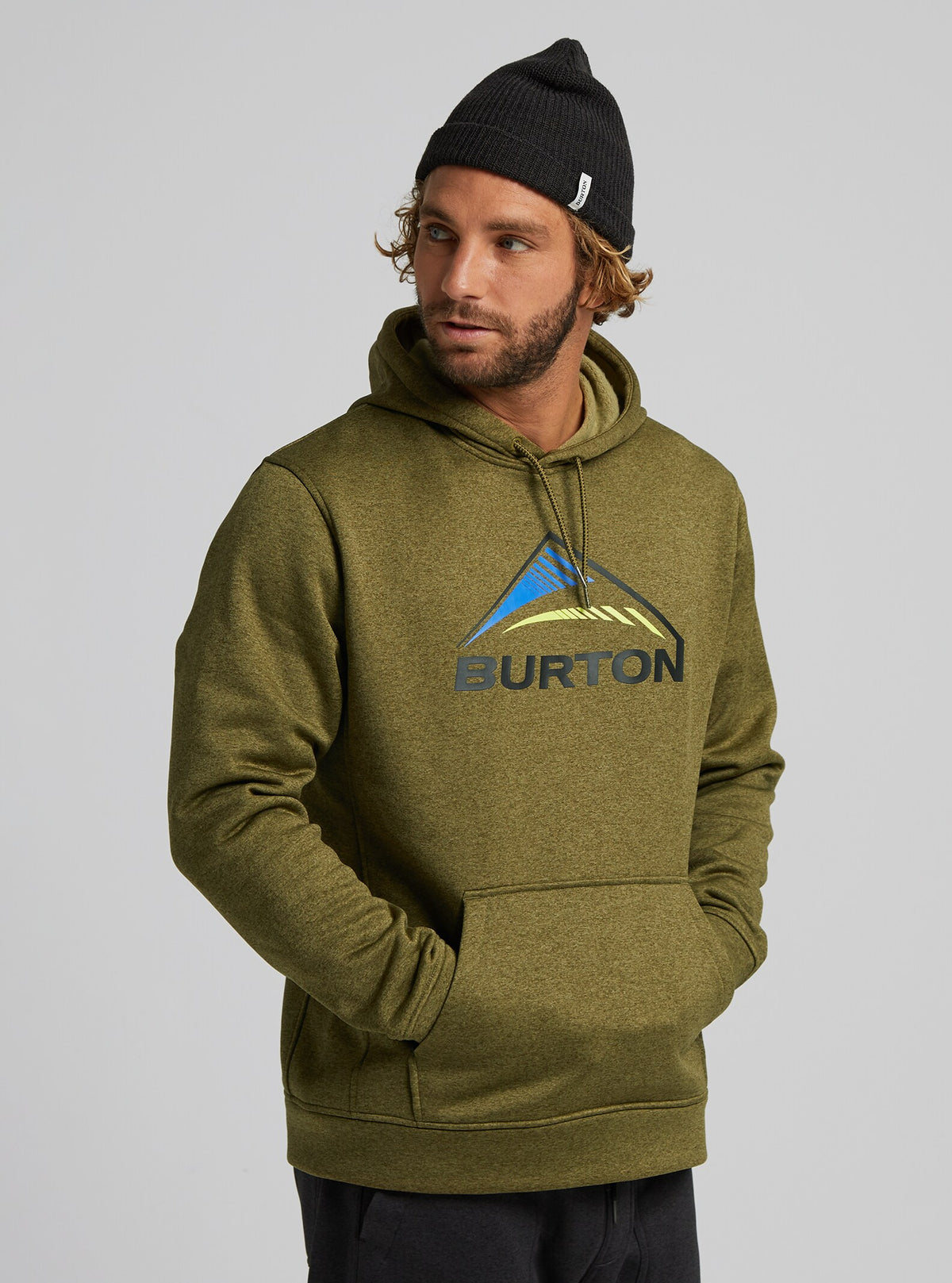 Burton felpa oak seasonal uomo