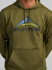 Burton felpa oak seasonal uomo