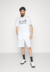 Ea7 Emporio Armani t-shirt maxi logo gommato uomo