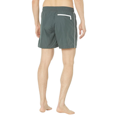 Armani Exchange Boxer da mare in tessuto con logo uomo