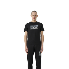 EA7 Emporio Armani T-shirt Visibility in jersey di cotone stretch a maniche corte uomo