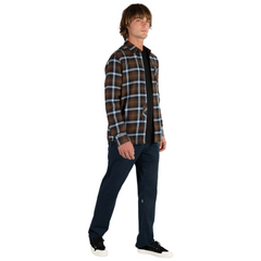 Volcom camicia a maniche lunghe caden plaid uomo