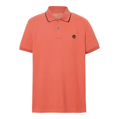 Timberland polo a maniche corte collo stampato Millers River uomo