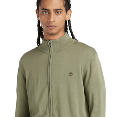 Timberland maglioncino full zip in cotone Williams river uomo