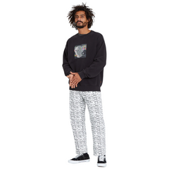 Volcom felpa anima oscillator crew uomo