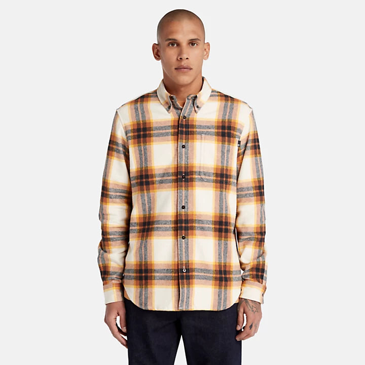 Timberland camicia a manica lunga in flanella uomo