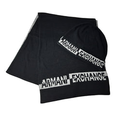 Armani Exchange set berretto sciarpa uomo