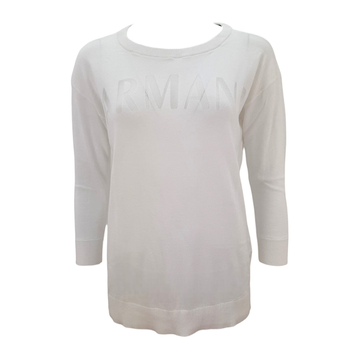 Armani Exchange pullover in misto cotone donna