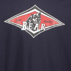 Bear t-shirt manica lunga logo grande uomo