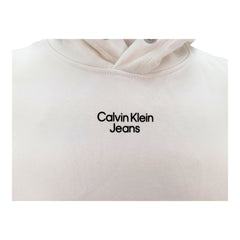 Calvin Klein felpa basica con cappuccio uomo