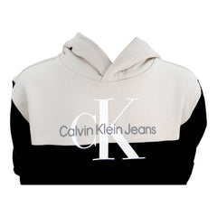 Calvin Klein felpa con cappuccio color block bambino