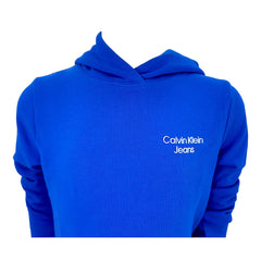 Calvin Klein felpa con cappuccio basica bambino