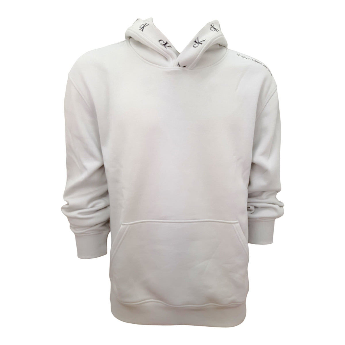 Calvin Klein felpa con cappuccio logo tape uomo