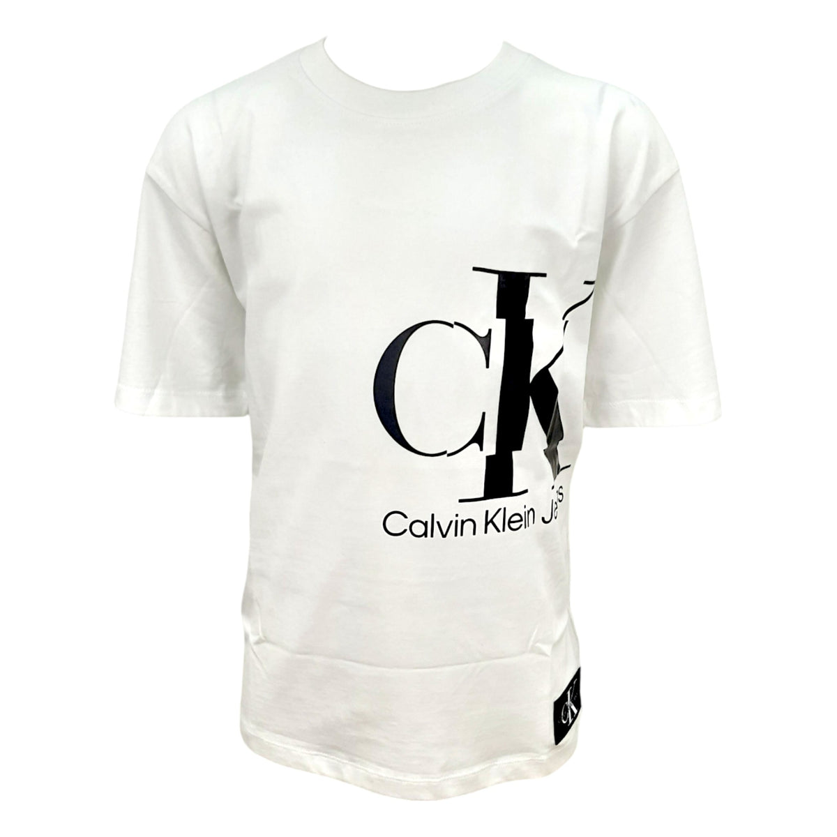 Calvin Klein t-shirt logo patch bambino