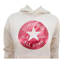 Converse felpa con cappuccio crop bambina