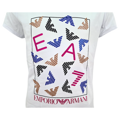 EA7 Emporio Armani T-shirt in misto cotone bambina