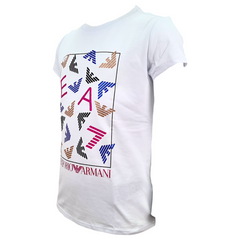 EA7 Emporio Armani T-shirt in misto cotone bambina