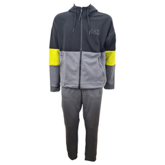 EA7 Emporio Armani tuta con cappuccio athletic colour block uomo