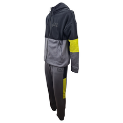 EA7 Emporio Armani tuta con cappuccio athletic colour block uomo