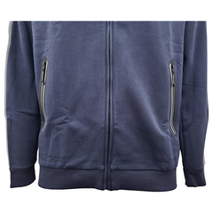 EA7 Emporio Armani felpa con cappuccio e zip Athletic Coluor Block in misto cotone