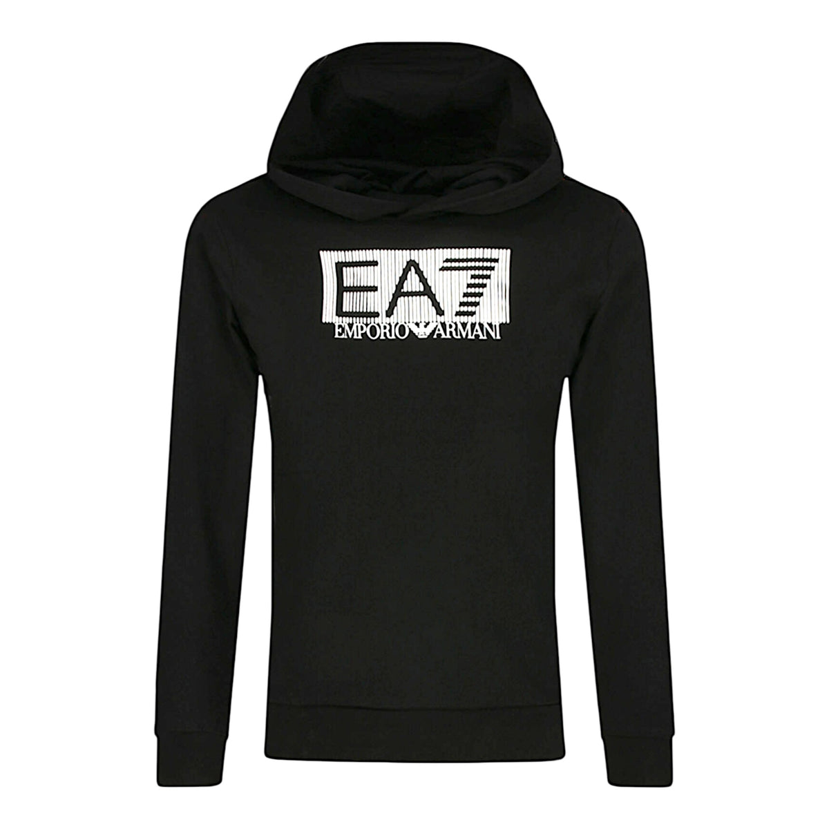 EA7 Emporio Armani felpa con cappuccio in cotone bambino