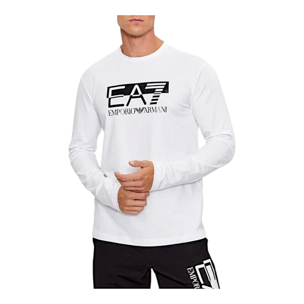 EA7 Emporio Armani T-shirt Manica Lunga in cotone uomo