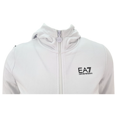 EA7 Emporio Armani felpa full zip con cappuccio donna