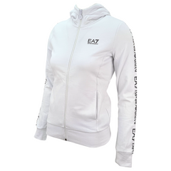 EA7 Emporio Armani felpa full zip con cappuccio donna