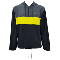 Fila Felpa con cappuccio mezza zip in pile Perry uomo